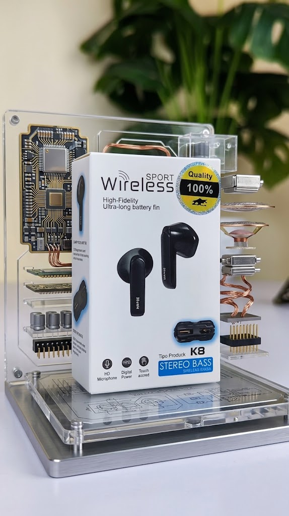 K8 Sport Wireless Bluetooth Earbuds