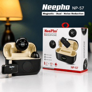 NeePho NP-58 Wireless Collar Clip Lavalier Microphone with Noise Reduction