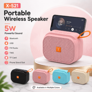 X-521 Portable Wireless Bluetooth Speaker with Hi-Fi Audio