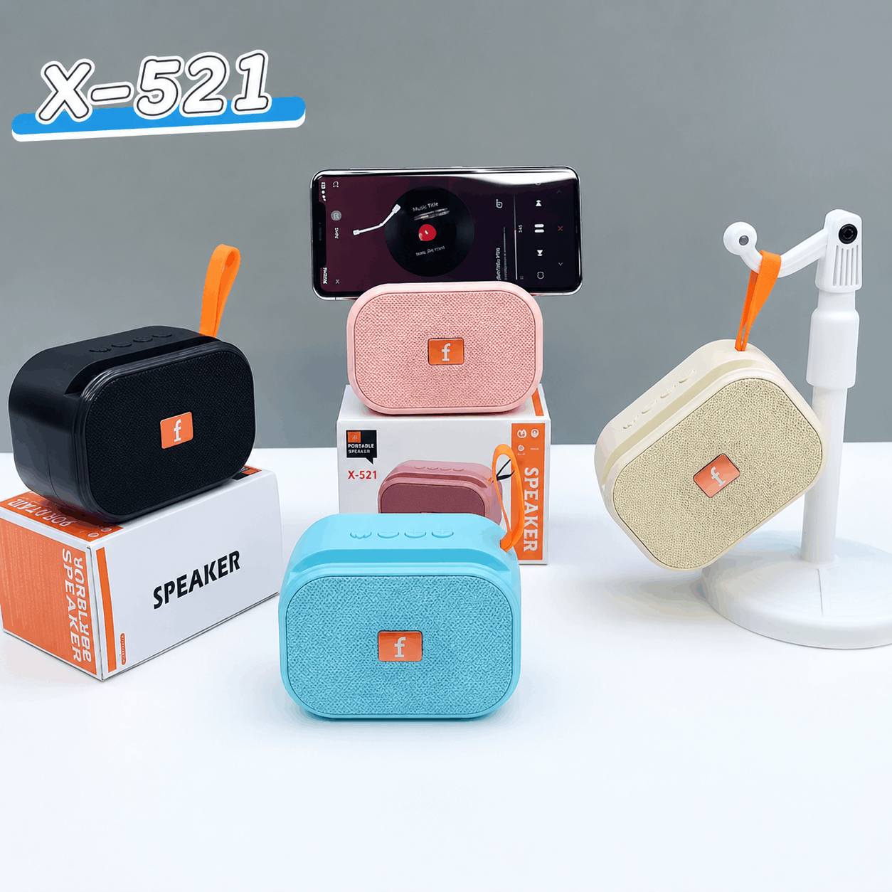X-521 is a Compact, Portable Wireless Bluetooth Speaker Featuring Hi-Fi Audio - Image 5