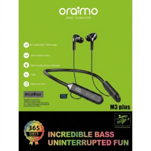 Oraimo M3 Plus Wireless Bluetooth Neckband with Mic