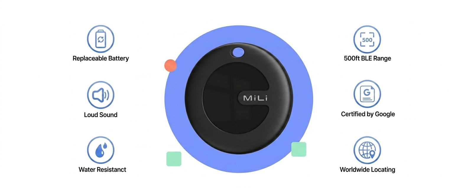 MiLi MiTag Android Location Tracker Device - Image 2