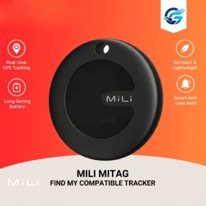 MiLi MiTag Android Location Tracker Device for smart item tracking.