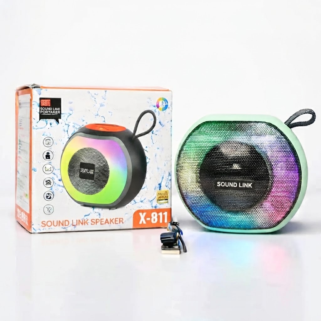 X811 Mini RGB Bluetooth Speake - Image 4