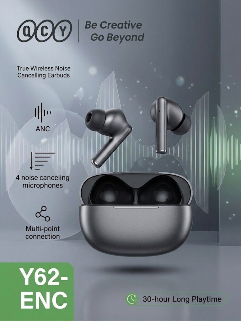 Y62-ENC Wireless Bluetooth Earbuds - Image 2