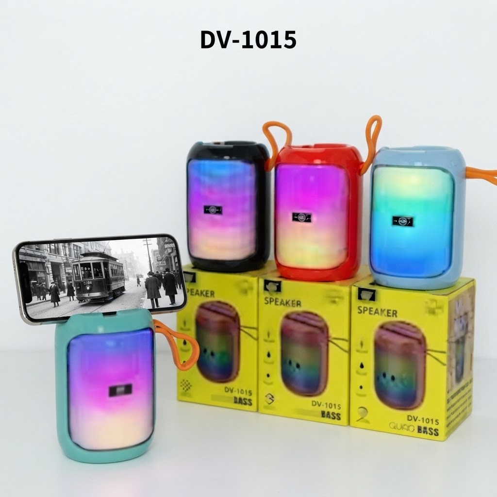 DV-1015 RGB Portable Bluetooth Speaker - Image 4
