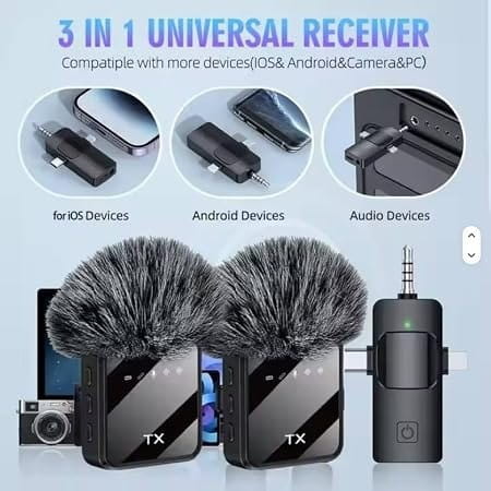 F11-2 Professional Wireless Lavalier Microphone - Image 2