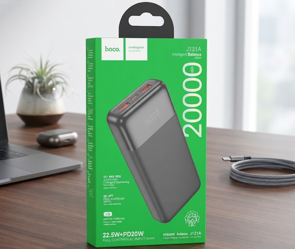 Hoco J121A Fast 20000mAh 22.5W PD20W Power Bank