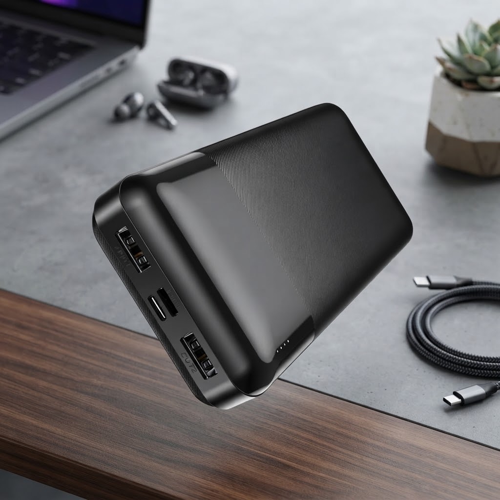 Hoco J72 Easy Travel 10000mAh Dual USB Power Bank with LED Indicator - Image 4