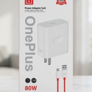 OnePlus 80W SUPERVOOC Fast Charger with 6A Type-C Cable