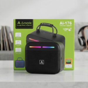 Loveyin AI-176 10W Portable Bluetooth Speaker with RGB Light