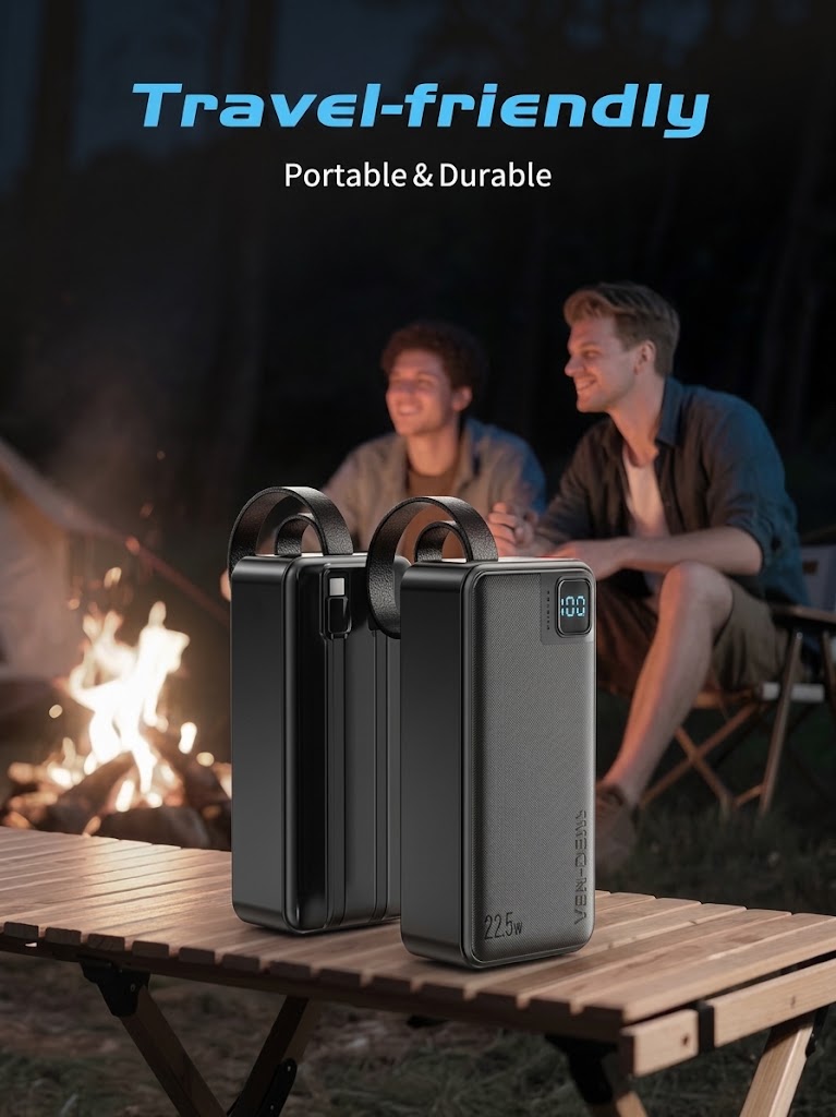 VEN-DENS VD-PB062 30000mAh 22.5W Fast Charging Power Bank - Image 4