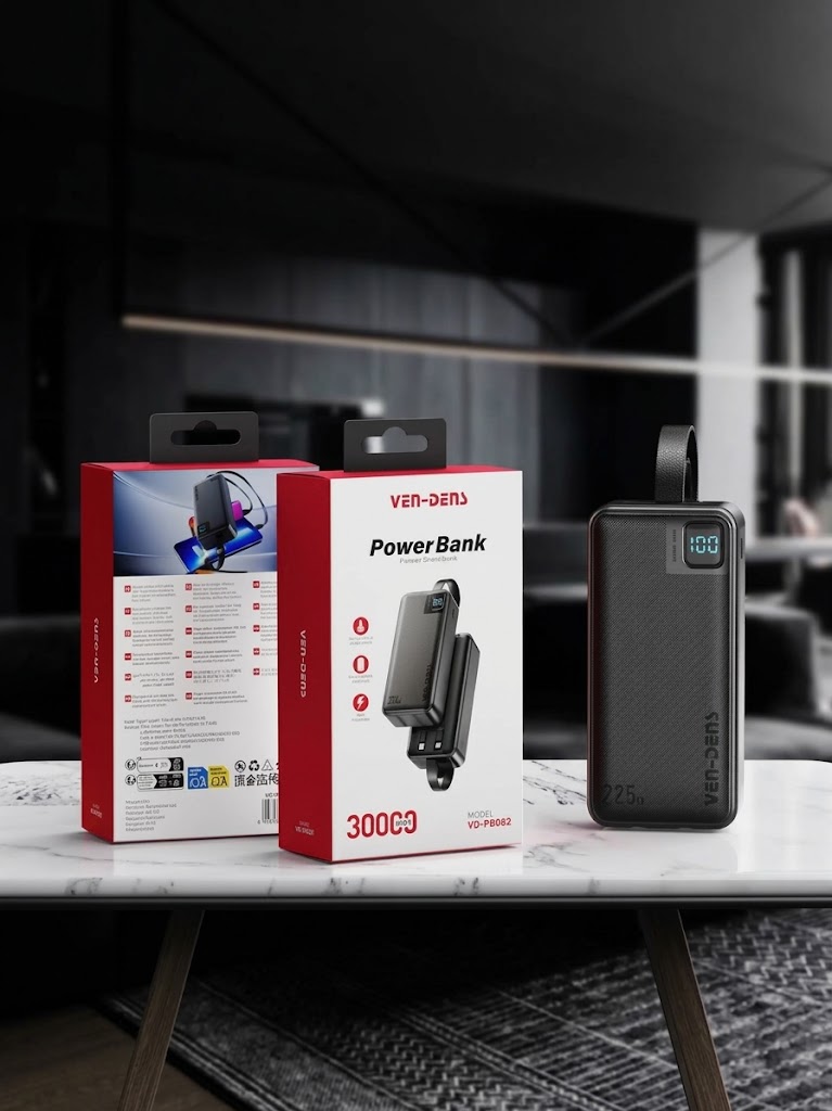 VEN-DENS VD-PB062 30000mAh 22.5W Fast Charging Power Bank - Image 3