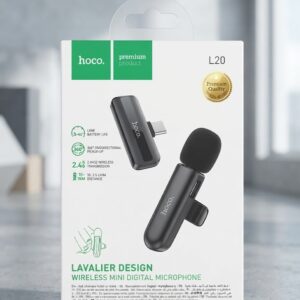Hoco L20 Fair Wireless Lavalier Microphone Type-C Lightning