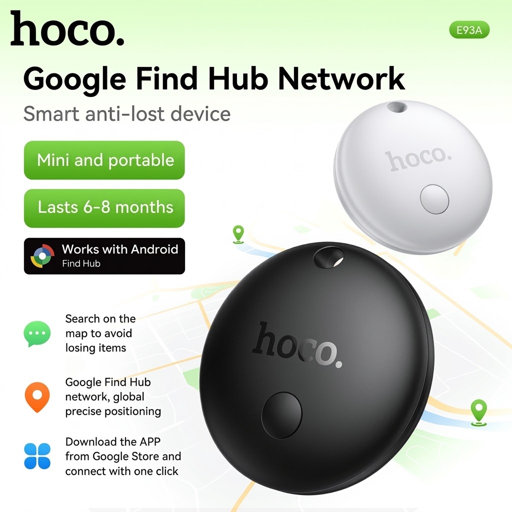 Hoco E93A Android Smart Anti-Lost Tracker with Google Find My
