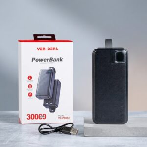 VEN-DENS VD-PB062 30000mAh 22.5W Fast Charging Power Bank with Built-in Cables