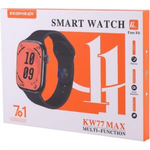 Keqiwear KW77 Max Smart Watch with 7+1 Interchangeable Straps