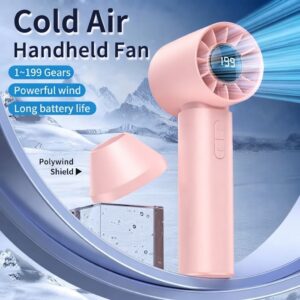 T12 High-Speed Handheld Turbo Fan with Digital Display