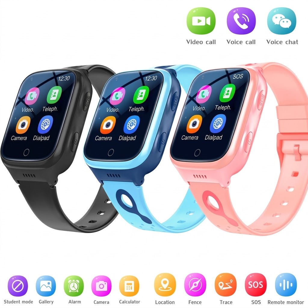 K26 4G Kids Smart Watch with GPS Tracker, Video Calling & SOS