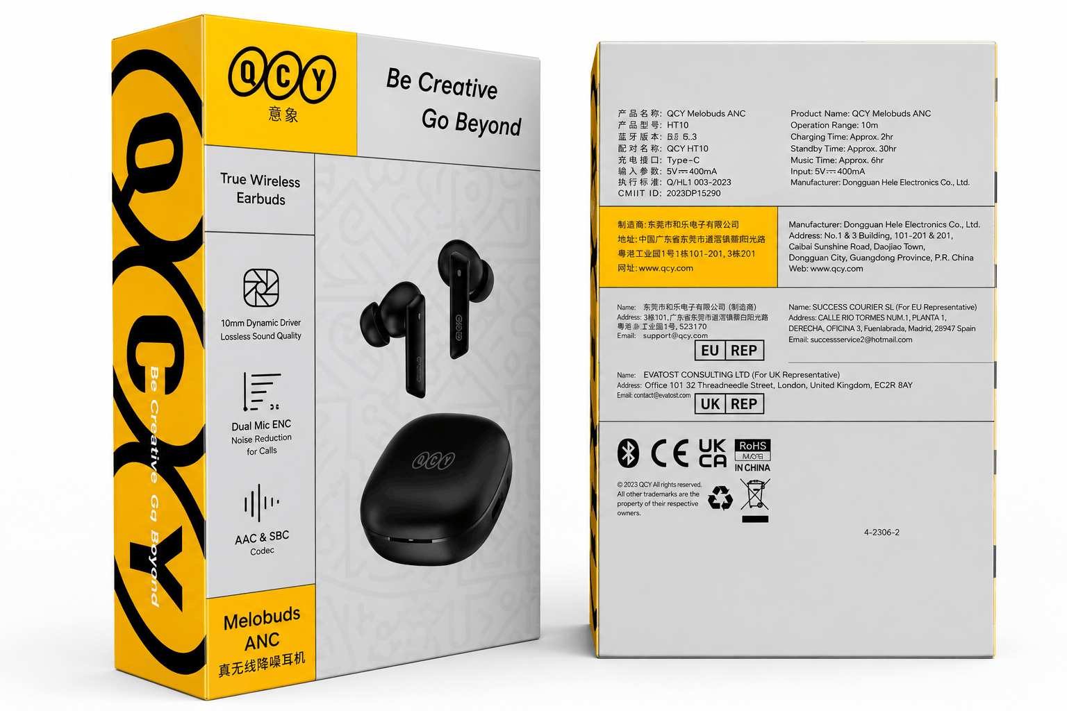 QCY HT05 MeloBuds ANC TWS Wireless Earbuds