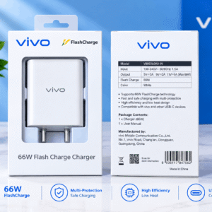 Vivo 66W Original Fast Charger Premium Quality Quick Charge Adapter