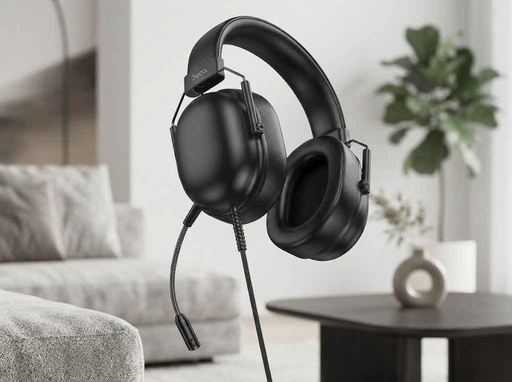 Hoco W113 Dynamic 7.1 Surround Sound USB Gaming Headphone - Image 3