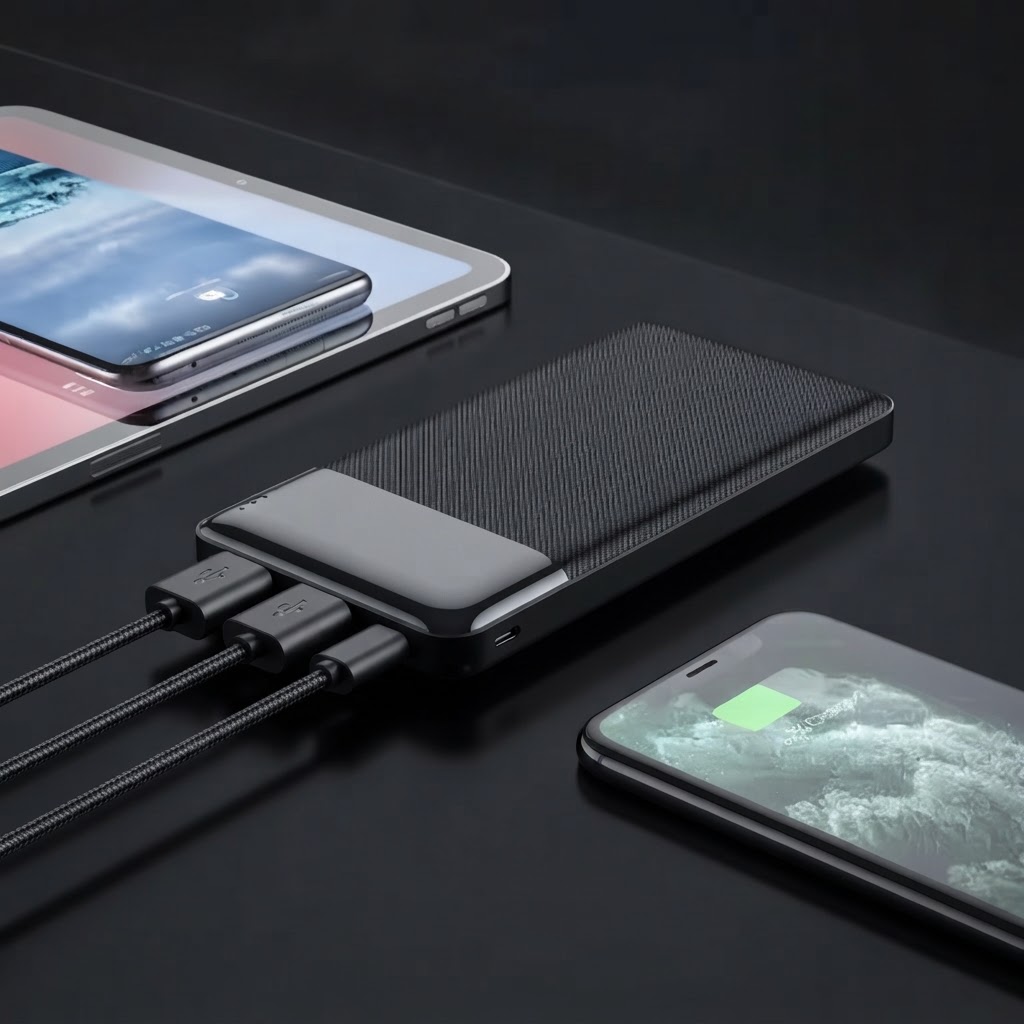 Hoco J72 Easy Travel 10000mAh Dual USB Power Bank with LED Indicator - Image 3