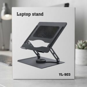 YL-903 360° Rotating Laptop Stand with Cooling Fan