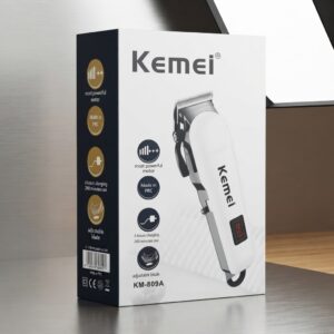 Kemei KM-809A Professional Rechargeable Hair & Beard Trimmer