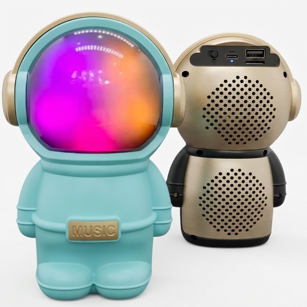 Wrader X808 RGB Portable Bluetooth Speaker - Image 3