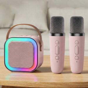 K12 Colorful Portable Karaoke Bluetooth Speaker with Microphone