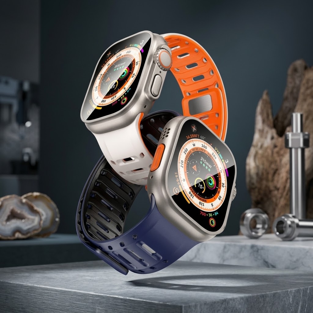 Hoco AS106 Mountain Magnetic Silicone Strap for Apple Watch - Image 3