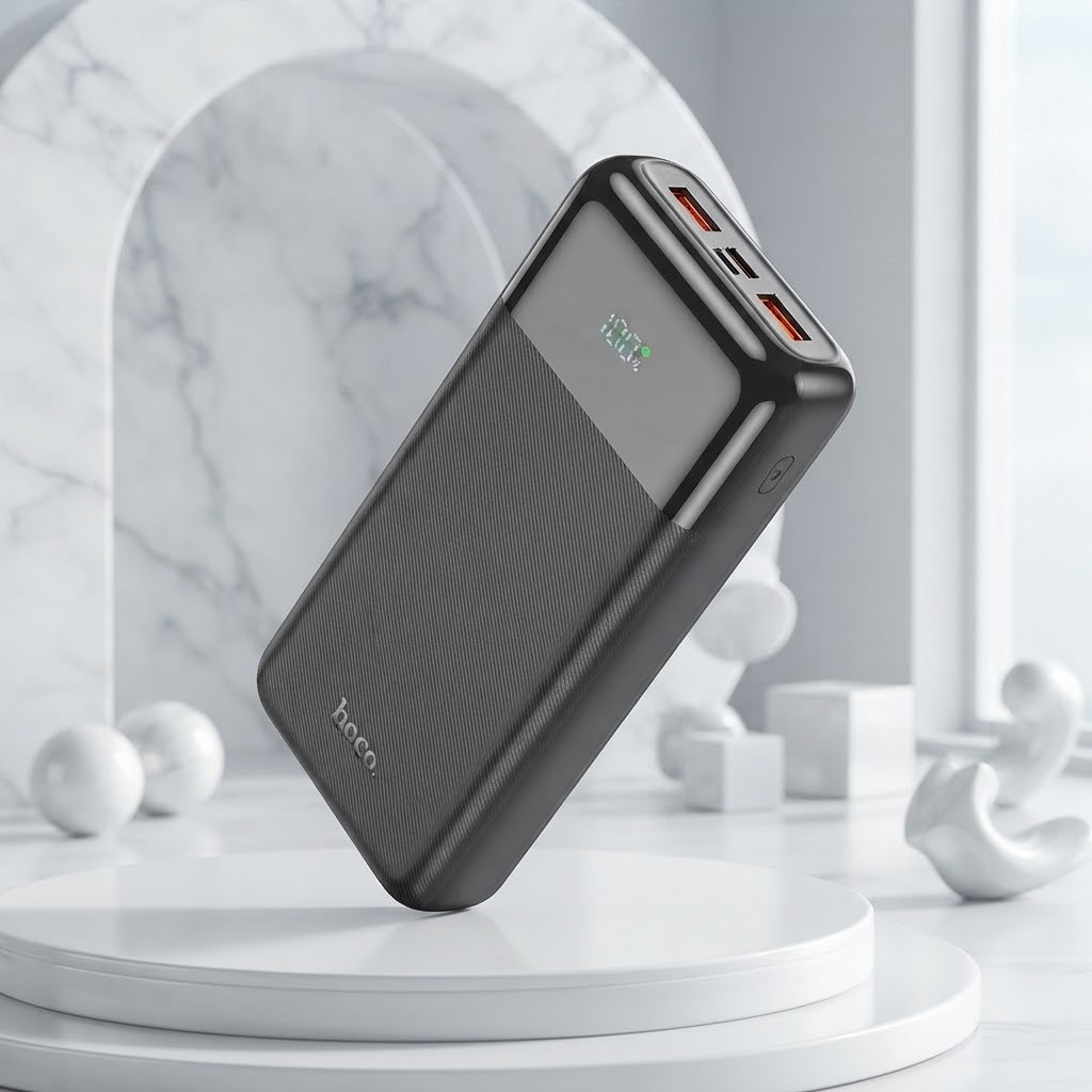 Hoco J121A Fast 20000mAh 22.5W + PD20W Fast Charging Power Bank - Image 2
