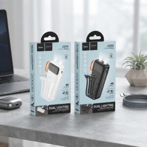 Hoco J151A Spirit 20000mAh 10W Power Bank with Built-in Cables