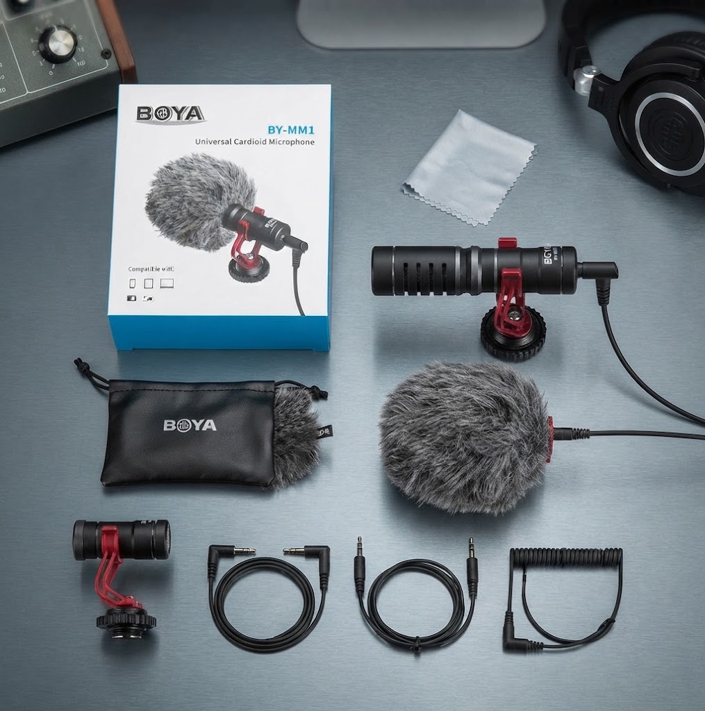 BOYA BY-MM1 Universal Cardioid On-Camera Microphone - Image 4