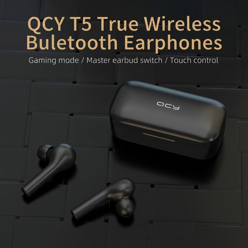 QCY T5 TWS Wireless Gaming Earbuds - Image 2