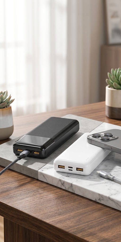 Hoco J72A Easy Travel 20000mAh Power Bank – 10W Dual USB - Image 2