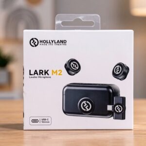 Hollyland LARK M2 Wireless Microphone System with 48kHz 24-bit Hi-Fi Audio