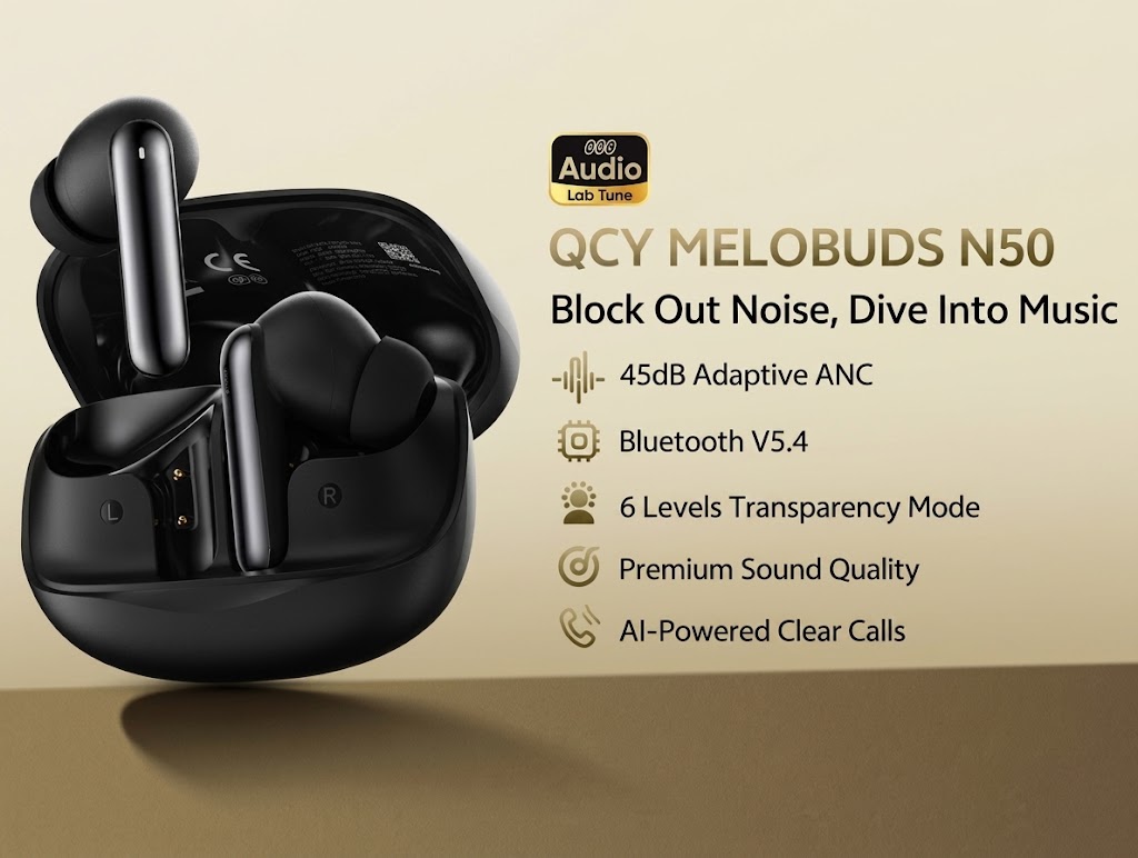 QCY MeloBuds 2 N50 ANC TWS Earbuds - Image 2