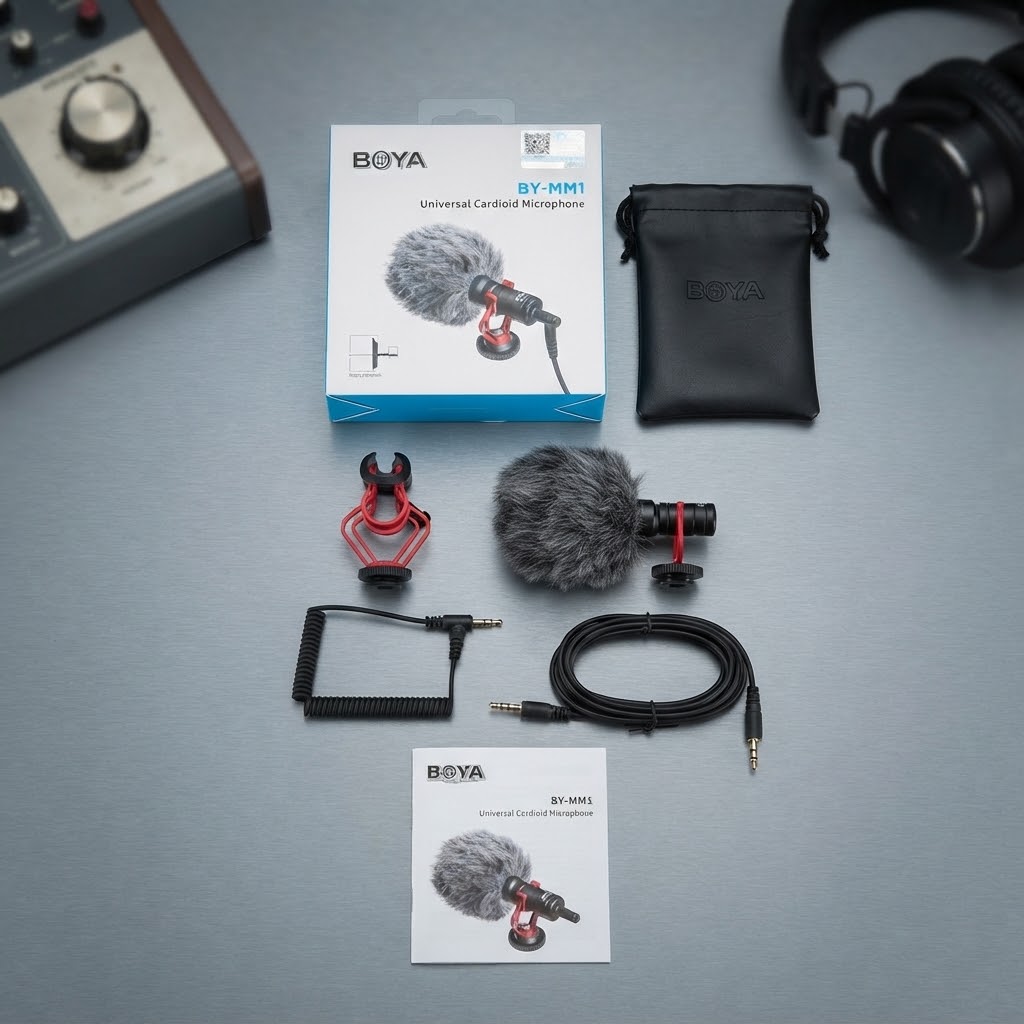 BOYA BY-MM1 Universal Cardioid On-Camera Microphone - Image 2