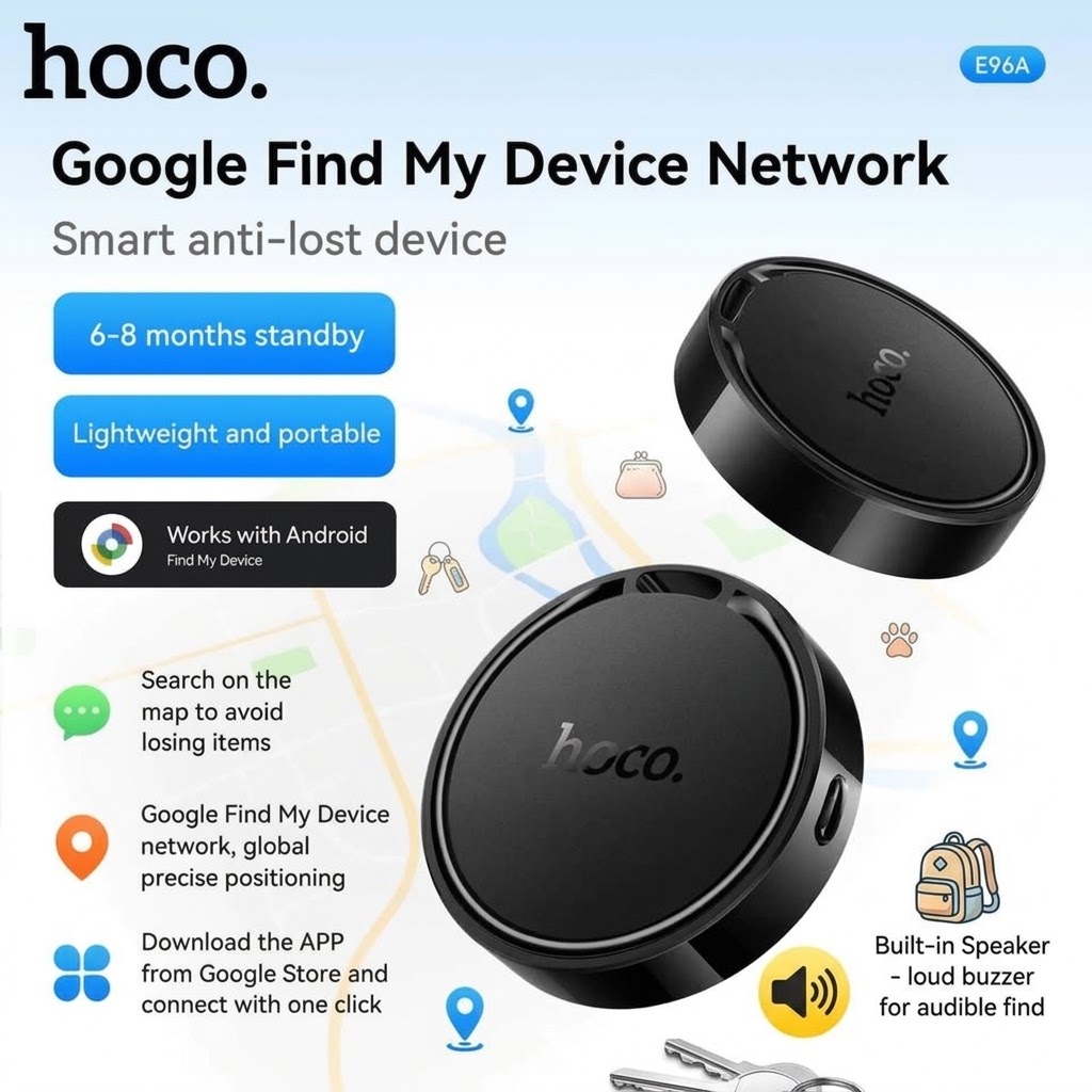 Hoco E96A Busca Smart Anti-Lost Tracker for Android - Image 2