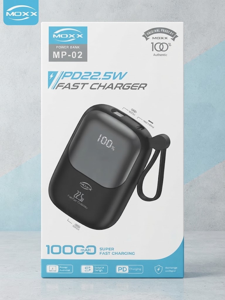 Moxx MP-02 10000mAh 22.5W Power Bank