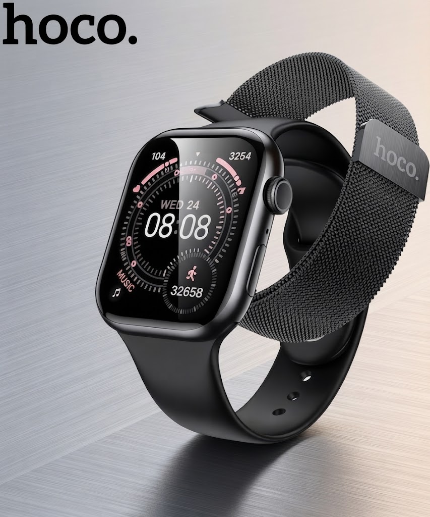 Hoco Y42 Ultra Smart Watch with Bluetooth Calling & 2 Straps - Image 3